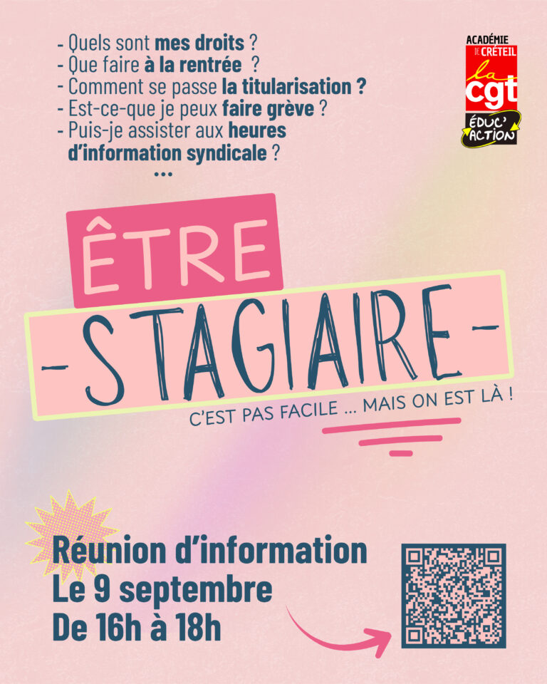 stagiaires, Réunion d&rsquo;information le 09/09/2026 visio