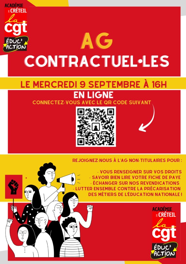 Assemblée générale des contractuel.les en visio