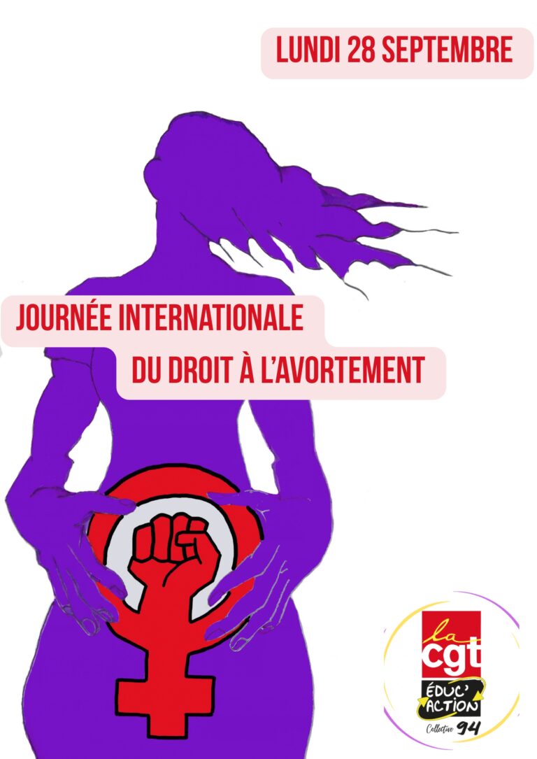 Lundi 28 septembre Journée internationale du droit à l’avortement