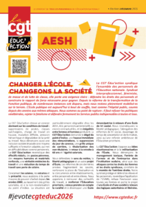 AESH : vote et fais voter pour la CGT éduc&rsquo;action !