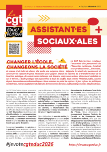 Assistant-e de service social : vote et fais voter pour la CGT éduc&rsquo;action !