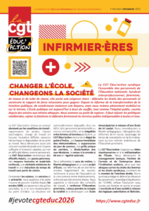 Infirmièr-e : vote et fais voter pour la CGT éduc&rsquo;action !
